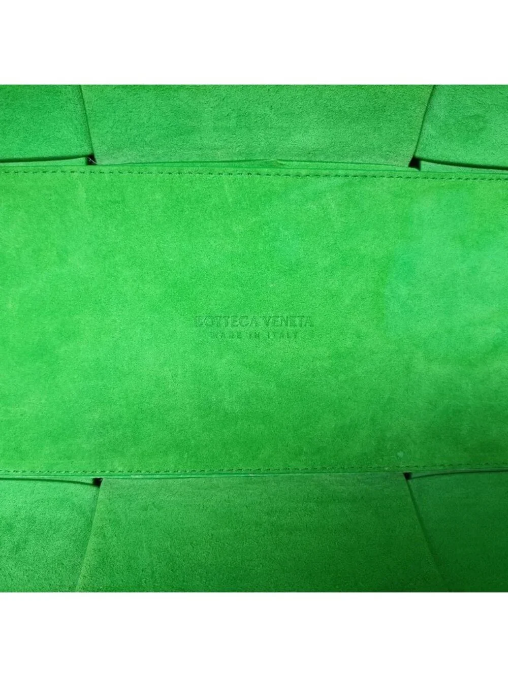 Bottega Veneta the Arco Tote White Green Lambskin